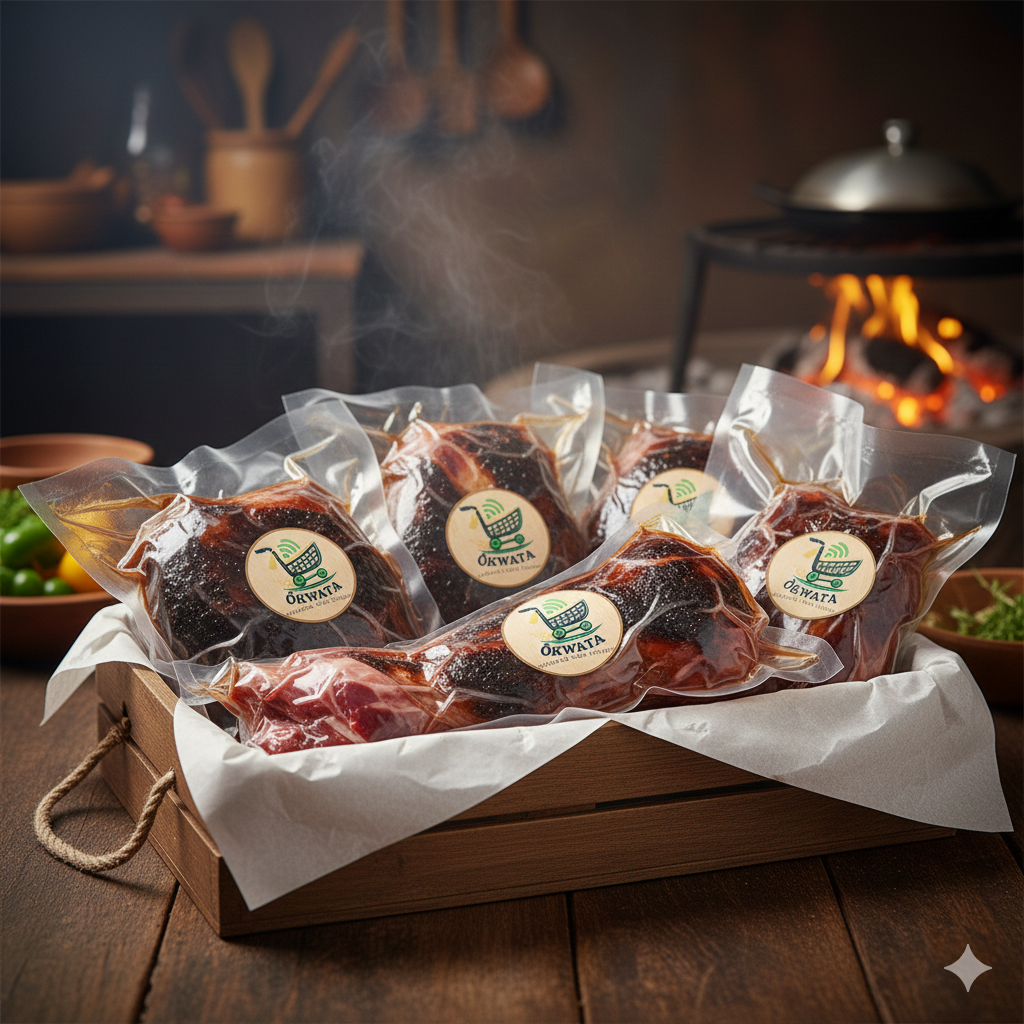 Chèvre brûlée avec peau